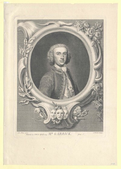 David Garrick by Artist Unknown