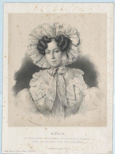Duchess of Württemberg Marie by Artist Unknown