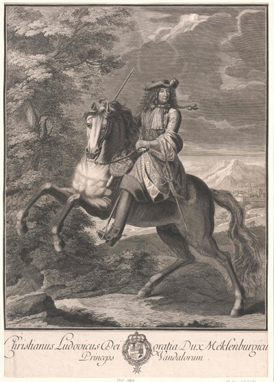 Duke Christian Louis I of Mecklenburg-Schwerin by Artist Unknown