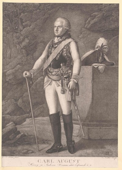 Duke of Saxe-Weimar Eisenach Karl August by Artist Unknown