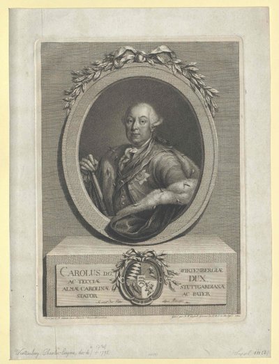 Duke of Wuerttemberg Charles II Eugene by Artist Unknown