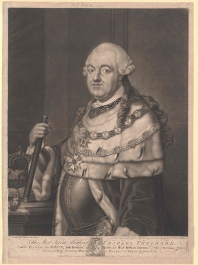 Elector of Bavaria Karl Theodor by Artist Unknown
