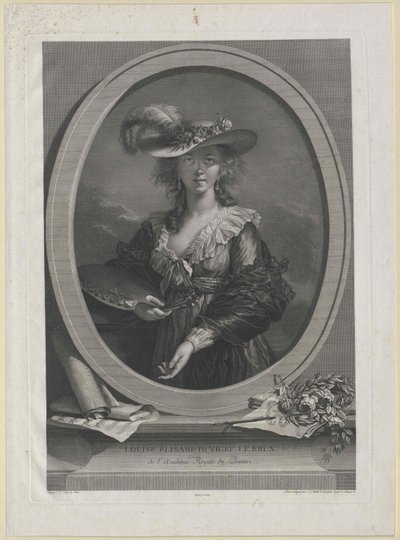 Elisabeth Vigee-Lebrun by Artist Unknown