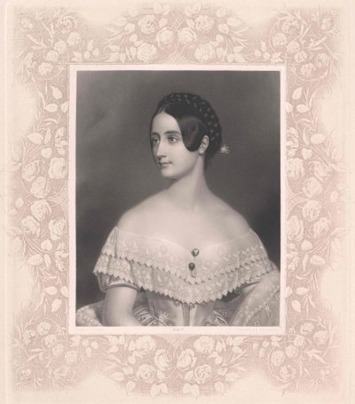Emily Mansfield (print) by Artist Unknown