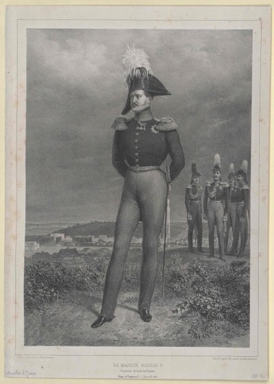 Emperor of Russia Nicholas I by Artist Unknown