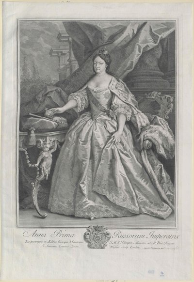 Empress Anna Ioannovna of Russia by Artist Unknown
