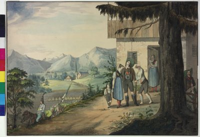 Farewell of the Tyrolese Provincial Defender by Artist Unknown