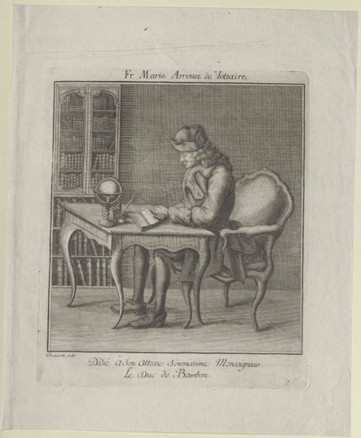 François Marie Arouet Voltaire by Artist Unknown