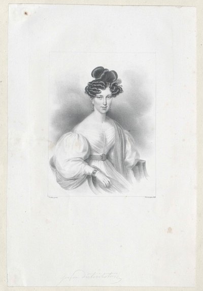 Gabriele Countess Wratislaw von Mitrowitz by Artist Unknown
