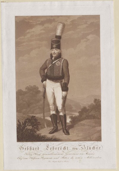 Gebhard Lebrecht Blücher by Artist Unknown