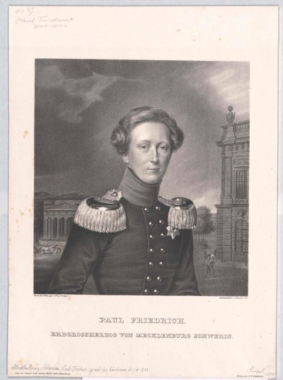 Grand Duke Paul Frederick of Mecklenburg by Artist Unknown