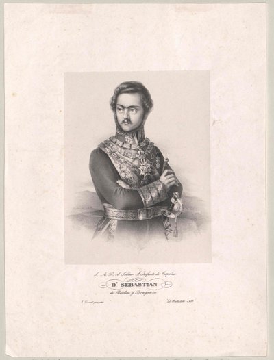 Infante Sebastian of Spain by Artist Unknown