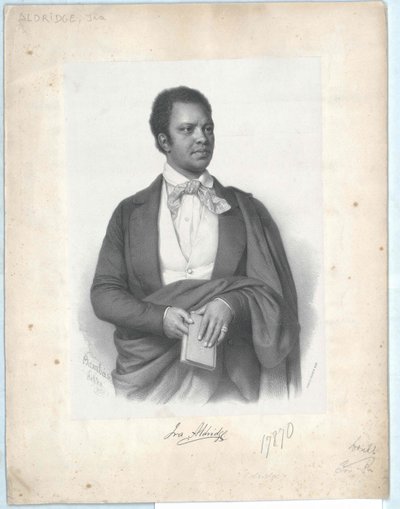 Ira Frederick Aldridge by Artist Unknown