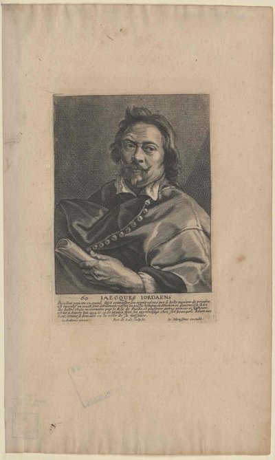 Jakob Jordaens (print) by Artist Unknown