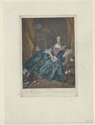 Jeanne Antoinette Poisson Pompadour by Artist Unknown