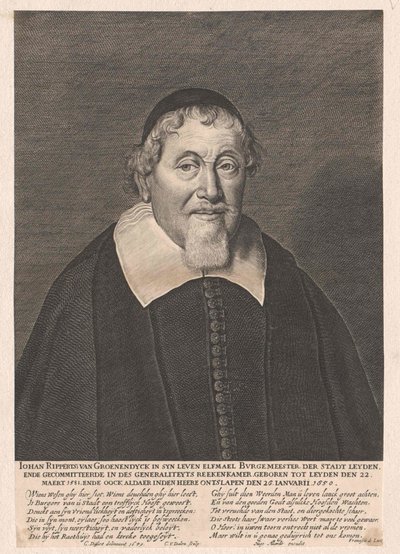 Johan Rippertsz van Groenendijck by Artist Unknown