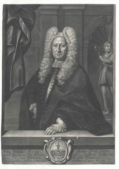 Johann Georg Mueller by Artist Unknown
