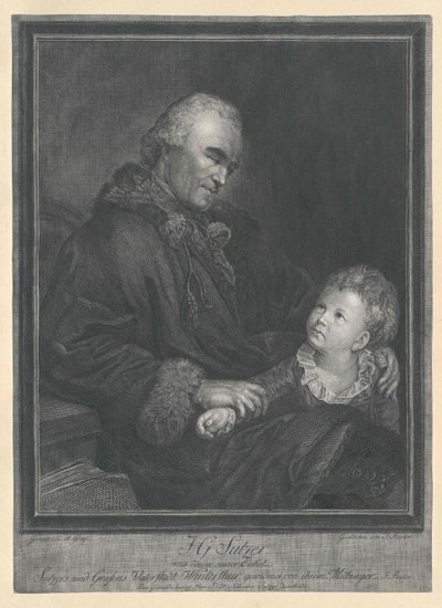 Johann Georg Sulzer by Artist Unknown