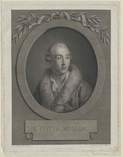 Johann Gotthard Mueller by Artist Unknown