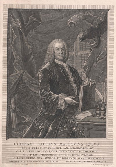 Johann Jakob Mascov by Artist Unknown