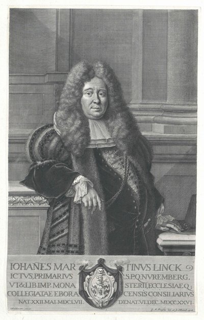 Johann Martin Linck by Artist Unknown