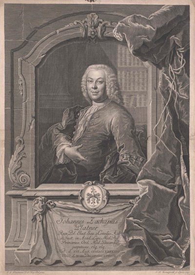Johann Zachariah Platner by Artist Unknown