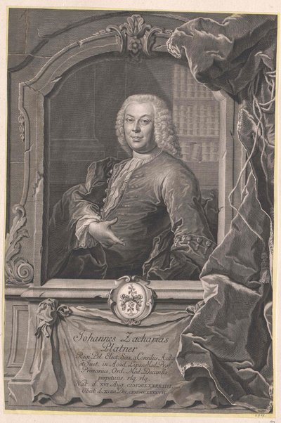 Johann Zachariah Platner by Artist Unknown