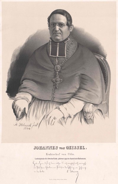 Johannes von Geissel by Artist Unknown