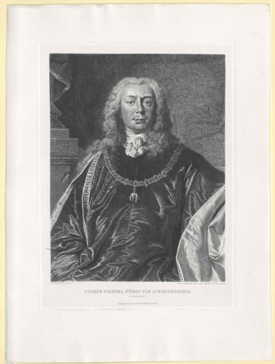 Joseph Wenzel, Count of Liechtenstein by Artist Unknown