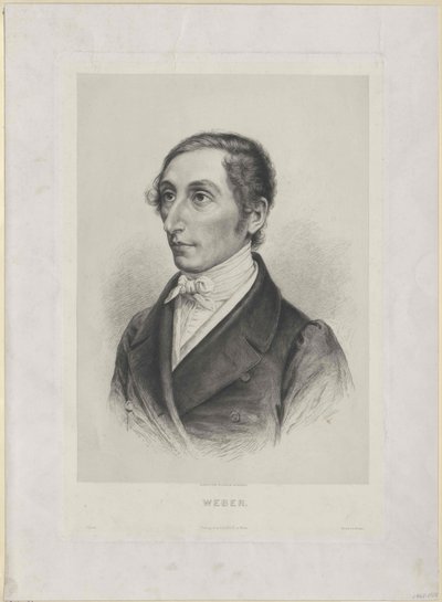 Karl Maria von Weber (print) by Artist Unknown