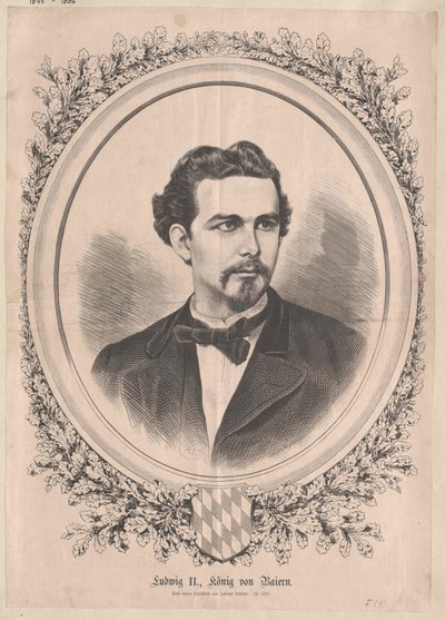 King of Bavaria Louis II by Artist Unknown