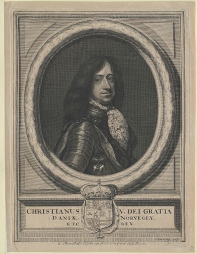King Christian V of Denmark by Artist Unknown