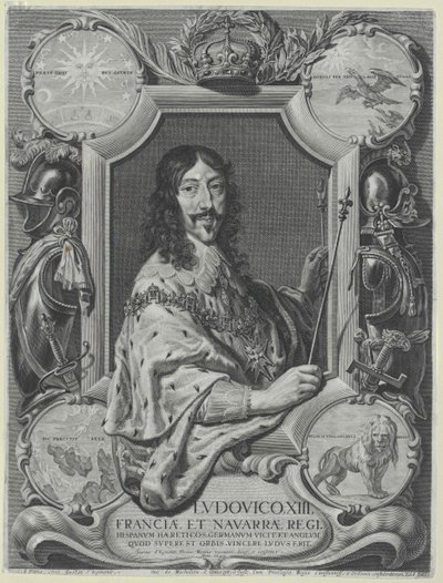 King of France Louis XIII by Artist Unknown