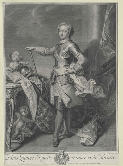 King of France Louis XV by Artist Unknown