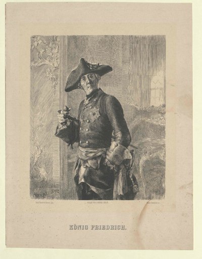 King Frederick II of Prussia by Artist Unknown