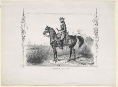 King Frederick II of Prussia by Artist Unknown
