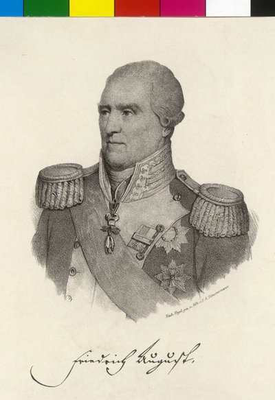King Frederick Augustus I of Saxony by Artist Unknown