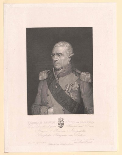 King Frederick August I of Saxony by Artist Unknown