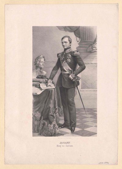 King Johann of Saxony by Artist Unknown