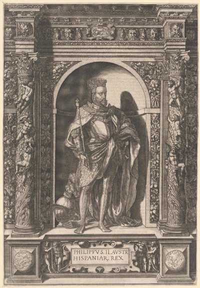 King of Spain Philip II by Artist Unknown