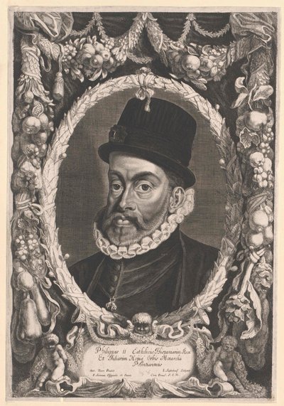 King of Spain Philipp II by Artist Unknown