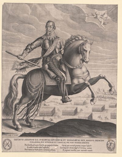 King of Sweden Gustavus Adolphus of Sweden by Artist Unknown