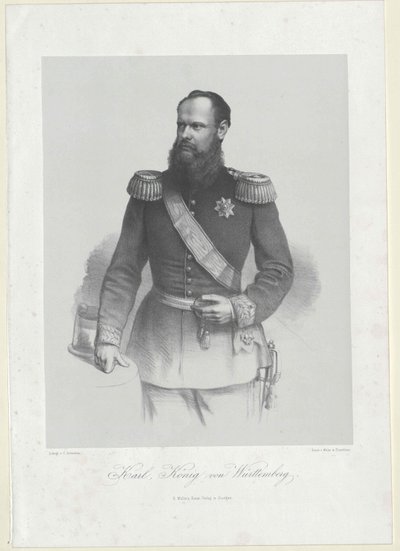 King Charles I of Württemberg by Artist Unknown