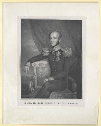 King of the Netherlands William II by Artist Unknown