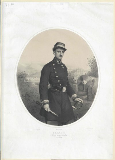King of the Two Sicilies Francis II by Artist Unknown