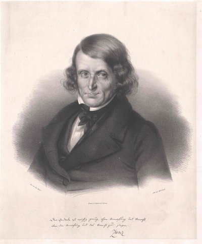 Leopold Zunz (print) by Artist Unknown