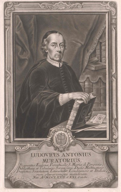 Lodovico Antonio Muratori by Artist Unknown