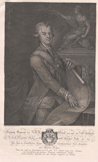 Ludwig Konrad Count Lehrbach by Artist Unknown