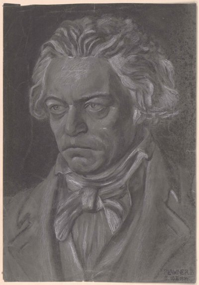 Ludwig van Beethoven by Artist Unknown