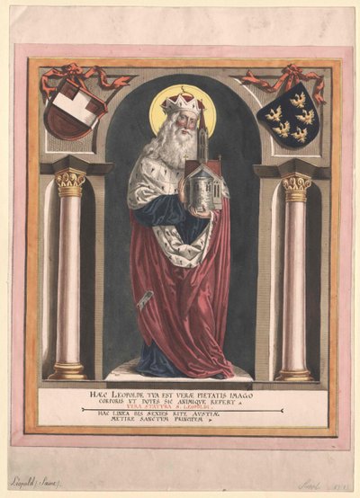 Margrave of Austria Saint Leopold III by Artist Unknown